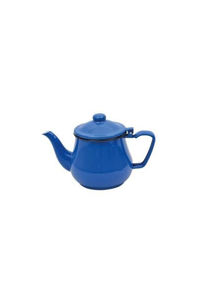 Campout Emaye Çaydanlık Set Mavi