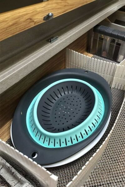 Yeşil Katlanır Süzgeç