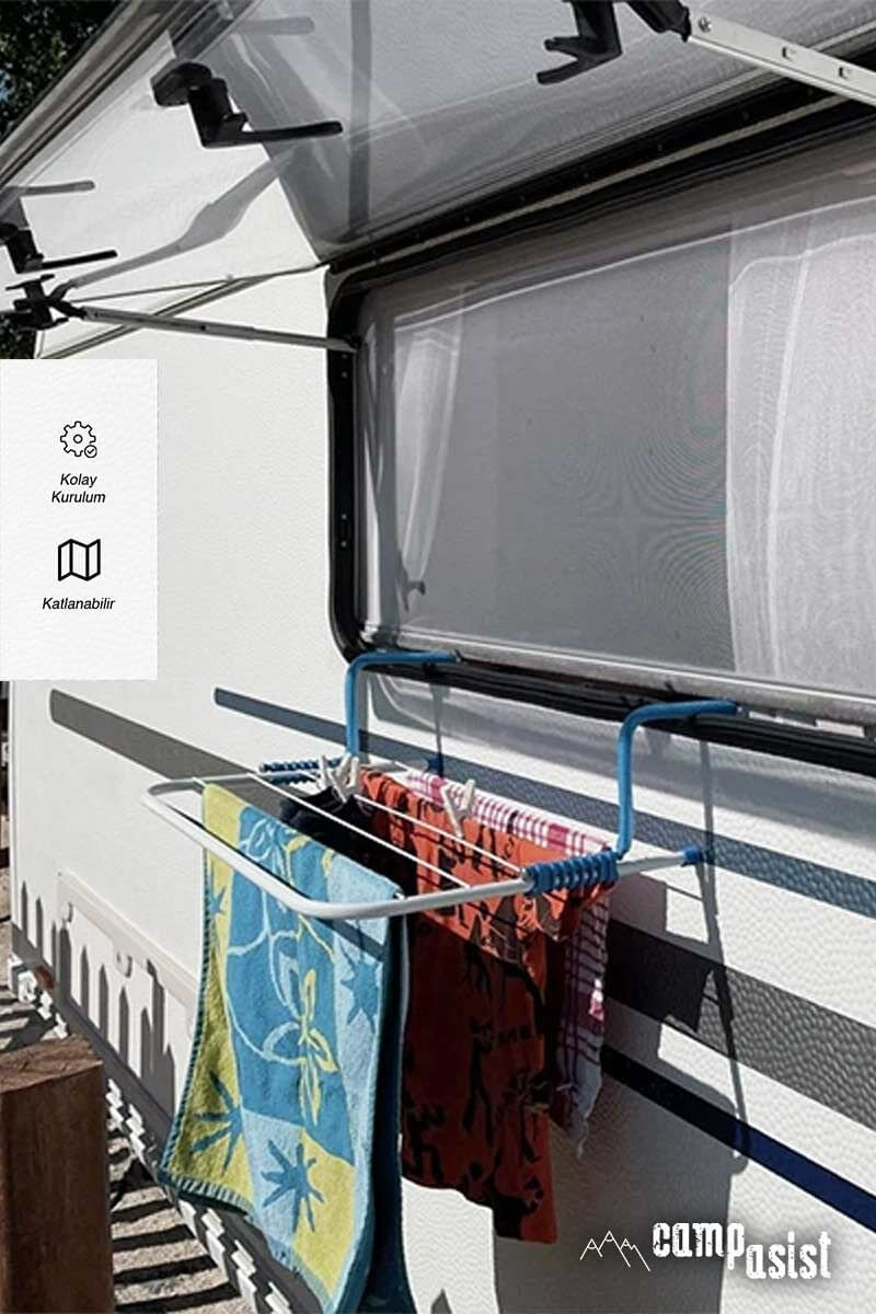 Campasist Karavan Çamaşır Askılığı