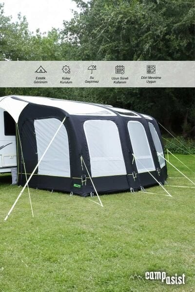 Campasist Air-420K SkyWindow Havalı Karavan Tentesi 420x280x235 + Karavan Eteği