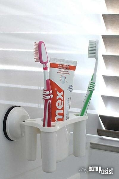 Vantuzlu Diş Fırçası Tutacağı