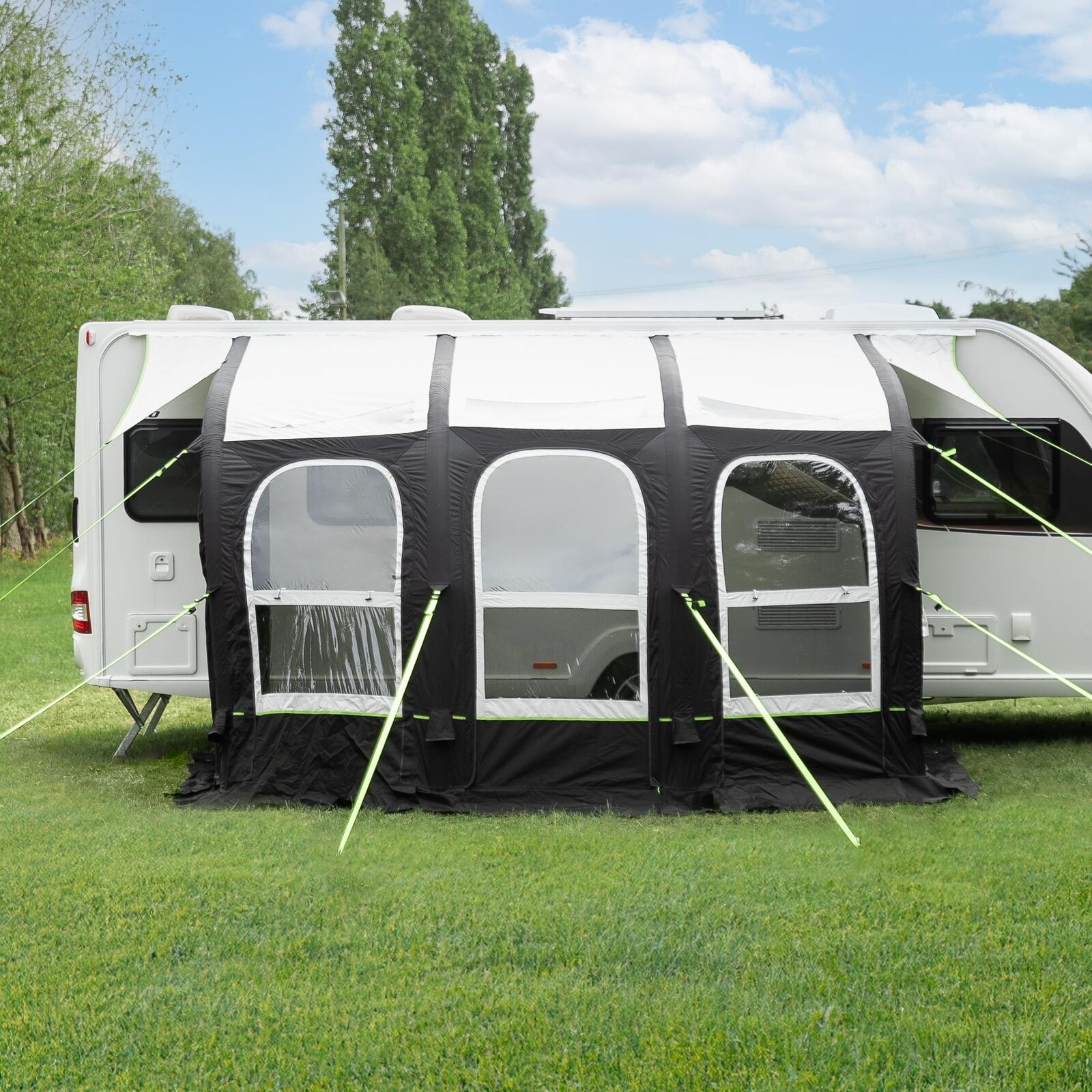 Yeni Model 360 cm Karavan önü Şişme Çadır Airtent