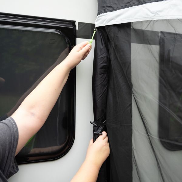 Yeni Model 390 cm Karavan Önü Şişme Çadır Airtent (MAVİ)
