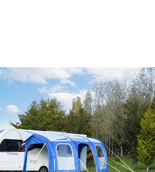 Yeni Model 360 cm Karavan önü Şişme Çadır Airtent(MAVİ)