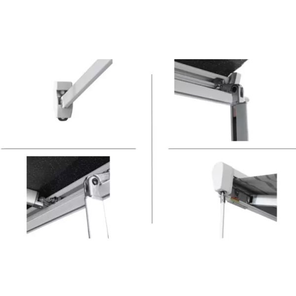 Campasist Beyaz Kasetli Duvar Tipi Karavan Tentesi 4.00 x 2.50